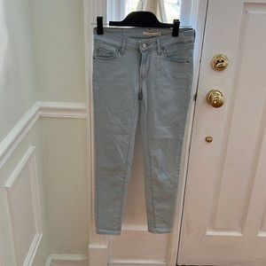 Levi Strauss & Co blue skinny jeans 26